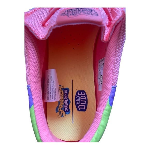 Hey DUDE WALLY Funk SpongeBob Patrick Slip On Shoes Loafer Men’s Size 13 W11 NEW - Picture 6 of 9